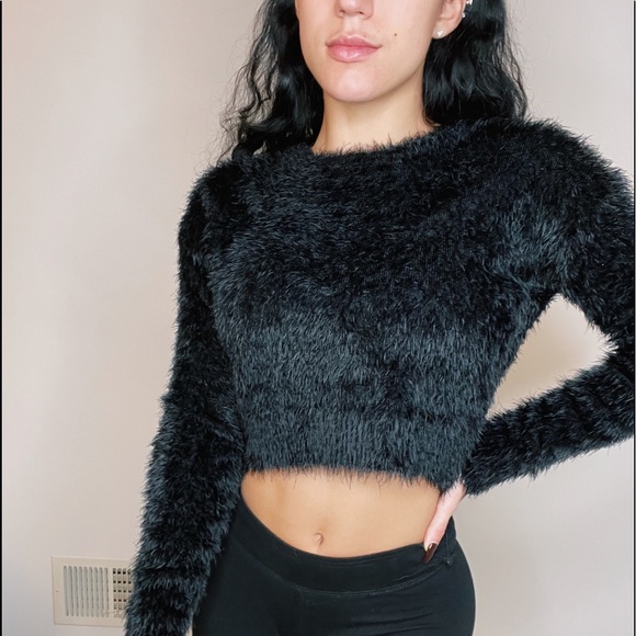 Brandy Melville Tops - Brandy Melville fuzzy long sleeve